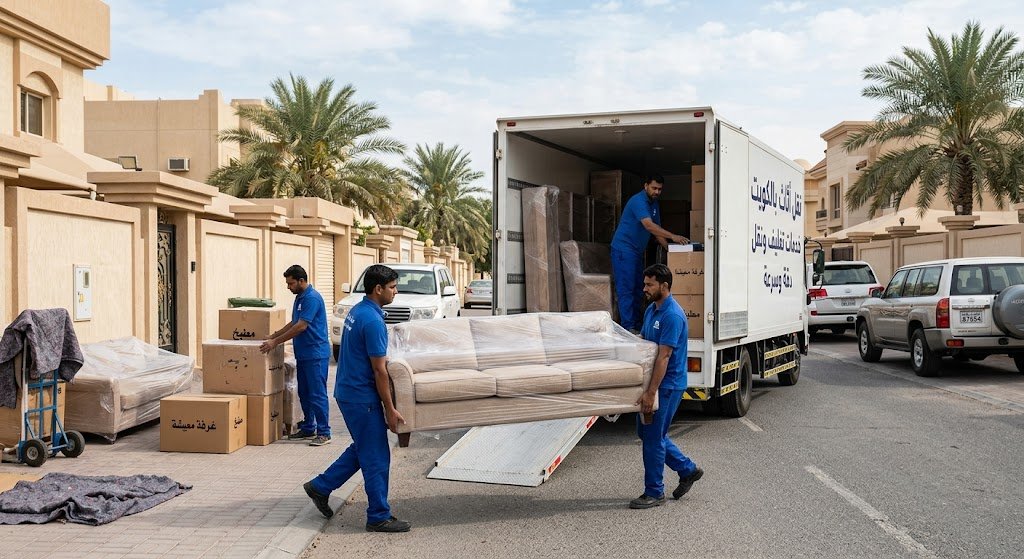 أمان تام وأسعار تنافسية | جرب الان نقل عفش بالكويت مع الخبراء