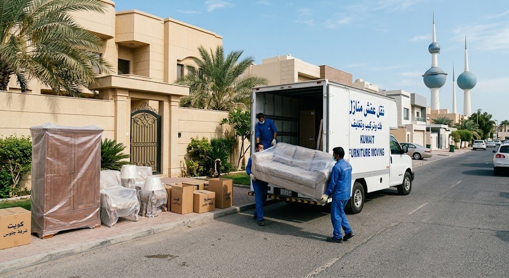 تجربة انتقال آمنة ومريحة | أفضل خدمات نقل عفش بالكويت